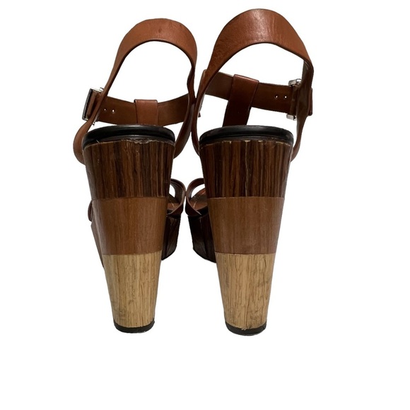 Vince Camuto Oriana Wedge Platform T-Strap Sandals Size 10 - Picture 6 of 10